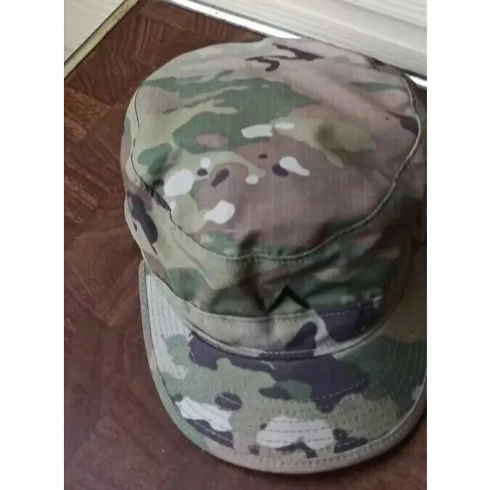 US‎ Army Patrol Camo Cap Mens Size 7&3/8 Fitted Hat